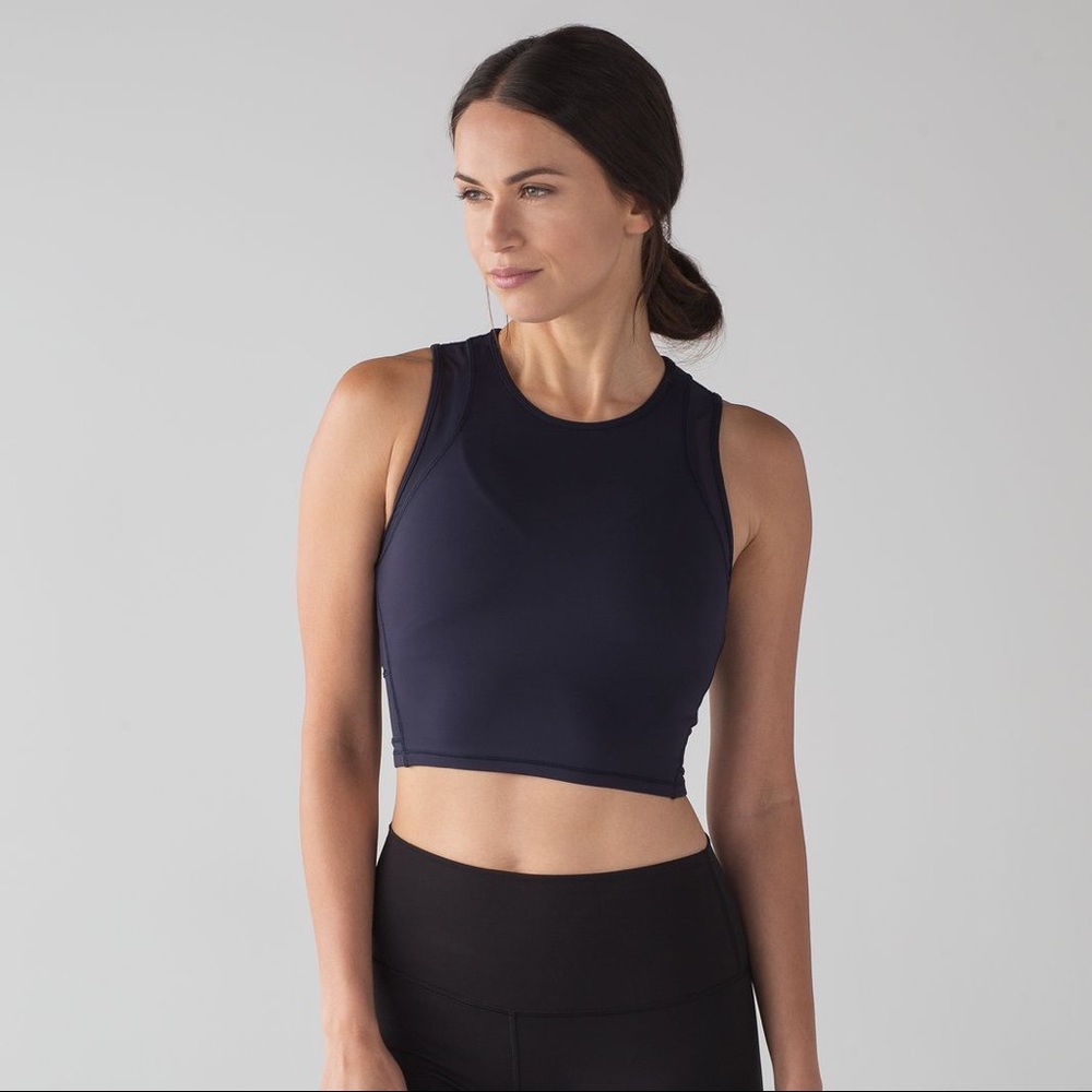 Lululemon Keep It Cropped Tank Midnight Navy